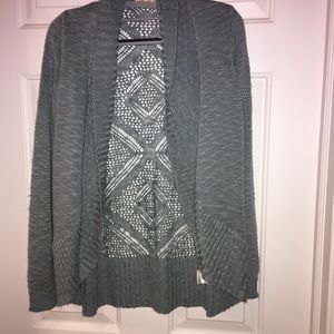 Open cardigan